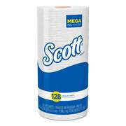 Scott Scott Perforated Roll Paper Towels, 1 Ply, 128 Sheets, White, 20 PK 41482